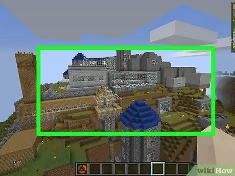 Ua Tsev fuabtais hauv Minecraft Kauj Ruam 9