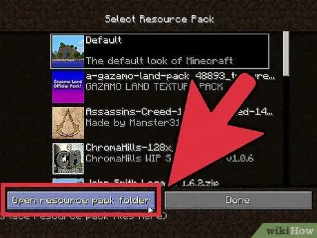 Installer les packs de ressources Minecraft Étape 5