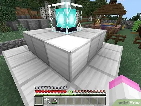 สร้าง Beacon ใน Minecraft ขั้นตอนที่ 11