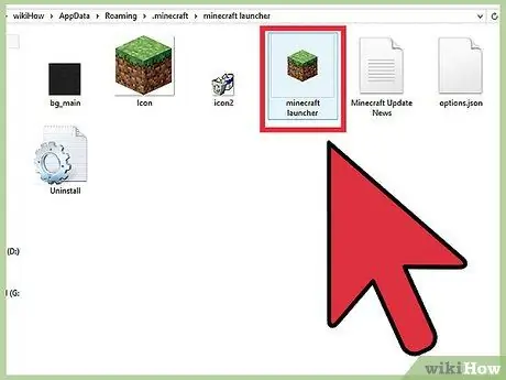 Cài đặt lại Minecraft Bước 1