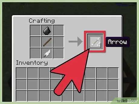 Machen Sie Pfeil und Bogen in Minecraft Schritt 8