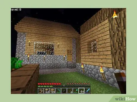 در Minecraft یک مشعل بسازید مرحله 12