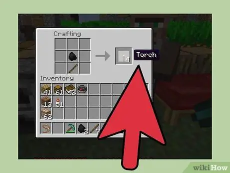 Faire une torche dans Minecraft Étape 5