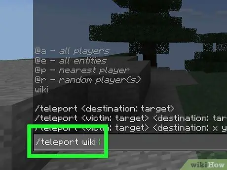 Teleport në Minecraft Hapi 17