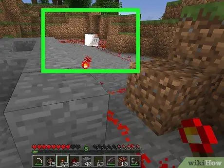 Felrobbantani a TNT -t a Minecraft 17. lépésében