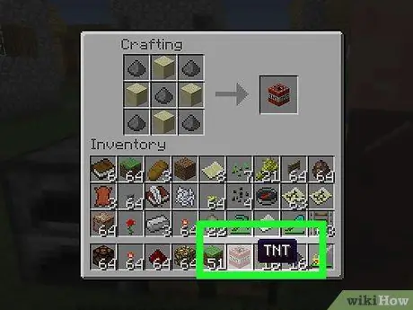 Blaas TNT op in Minecraft Stap 6