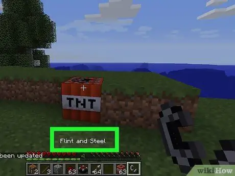 Взривете TNT в Minecraft Стъпка 7