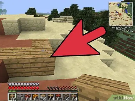 በ Minecraft ውስጥ እገዳዎችን ያስቀምጡ ደረጃ 2