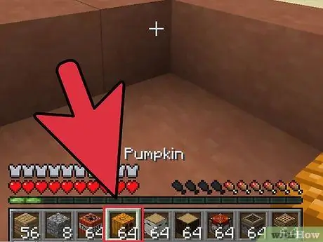 Umístěte bloky do Minecraftu Krok 3