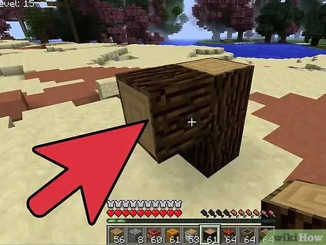 Col·loqueu blocs al pas 8 de Minecraft