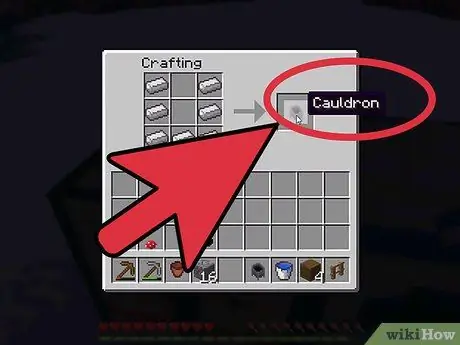 Gumawa ng isang Cauldron sa Minecraft Hakbang 8