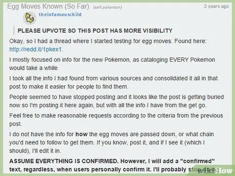 Veislė Pokémon 15 žingsnis