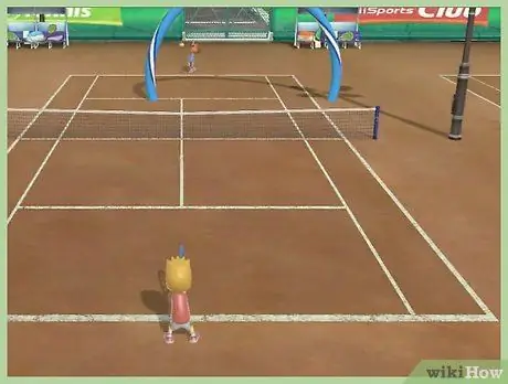 Do a Fast Ball in Tennis in Wii Sports Step 2