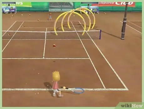 Gjør en rask ball i tennis i Wii Sports Trinn 5