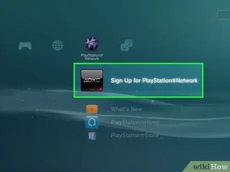 Prijavite se za PlayStation Network 20. korak