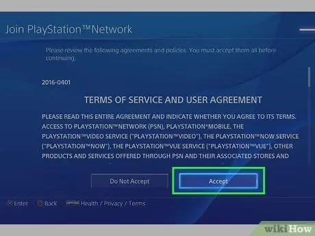 Регистрирайте се за PlayStation Network Стъпка 9