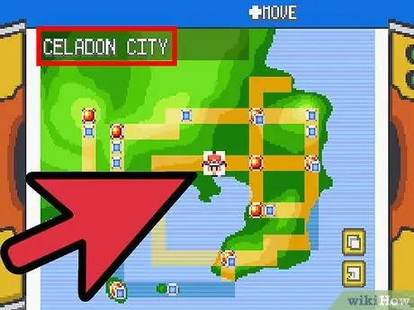 Llega a Saffron City en Pokémon Rojo Fuego y Verde Hoja Paso 1