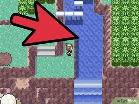 Vissen in Pokemon Emerald Stap 2