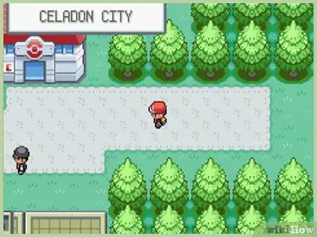 Nokļūstiet Celadon City Pokemon Fire Red 18. solī