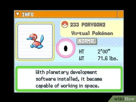 Faire évoluer Porygon Étape 3