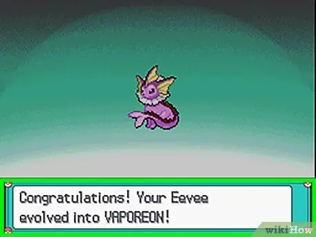 Evolve Eevee v Pokémon Platinum Krok 2