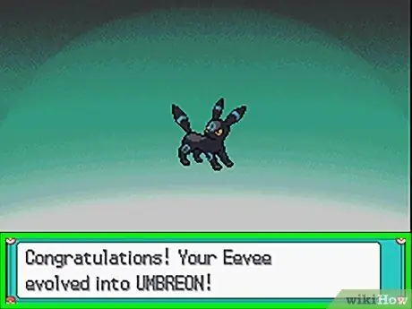 Evolve Eevee v Pokémon Platinum, krok 7