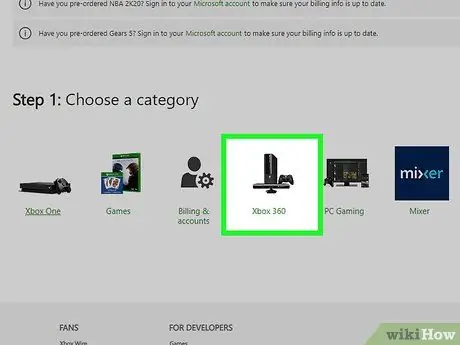 Xbox Live kontaktieren Schritt 2