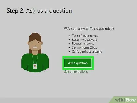 Contactați Xbox Live Pasul 3