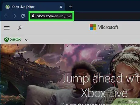 Configurazione di un account Xbox Live Passaggio 1