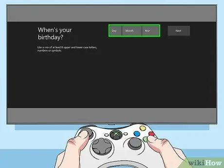 Configurazione di un account Xbox Live Passaggio 24