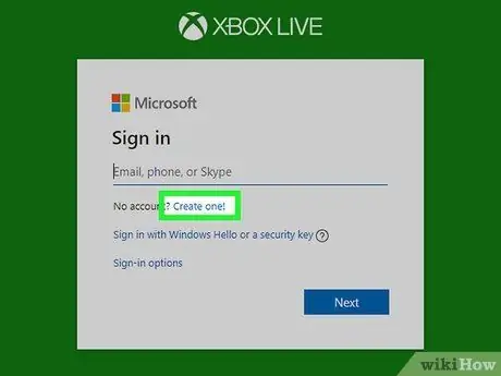 Configurați un cont Xbox Live Pasul 3