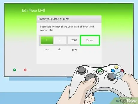 Configurazione di un account Xbox Live Passaggio 46