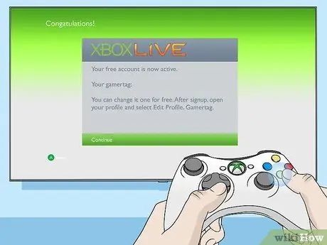 Configurați un cont Xbox Live Pasul 47