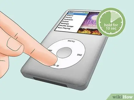 Skakel u iPod Classic uit Stap 2