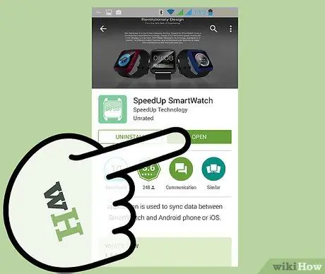 Ağıllı saatı Android Step 8 ilə birləşdirin