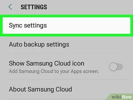 Samsung Cloud -ga Samsung Galaxy 8 -da kirish