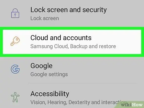 Access Samsung Cloud on Samsung Galaxy Step 2