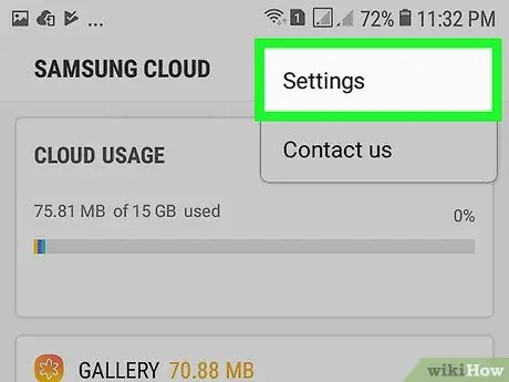 Samsung Galaxy дээр Samsung Cloud руу нэвтрэх 5 -р алхам