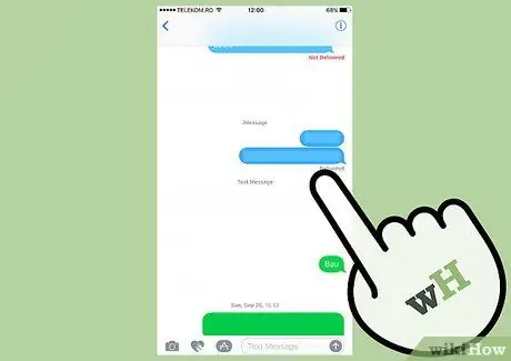 Използвайте iMessage Стъпка 2