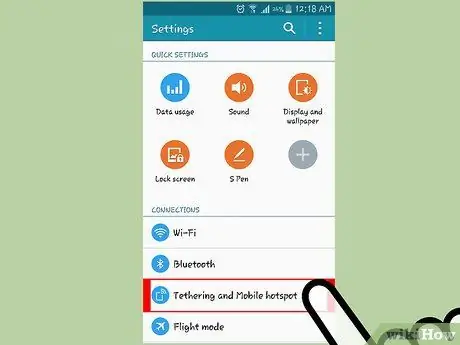 Aktivieren Sie Ihren tragbaren Wi-Fi-Hotspot für Samsung Galaxy Note Schritt 2