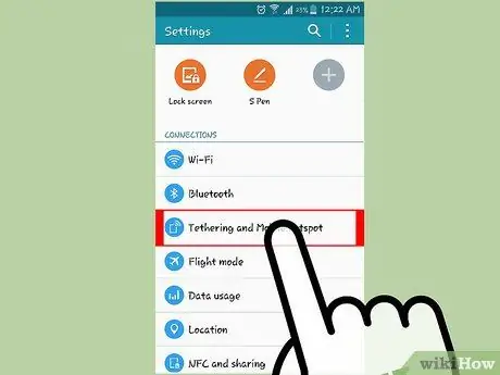 Aktivirajte svoju Samsung Galaxy Note prijenosnu Wi -Fi pristupnu tačku Korak 9