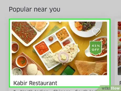 Koristite UberEATS Korak 5