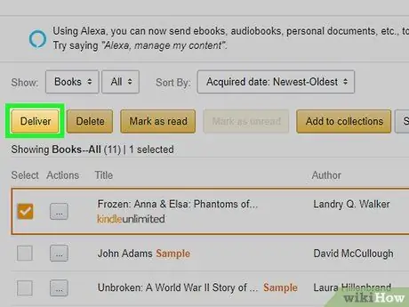 Kitabları Kindle -ə qoyun Adım 6