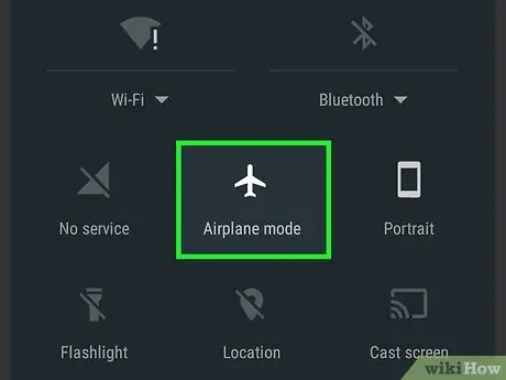 Sett en Android -telefon inn i flymodus Trinn 3