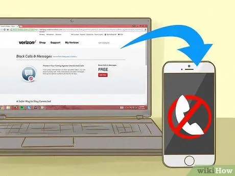 Bloker et nummer på en mobiltelefon Trin 2
