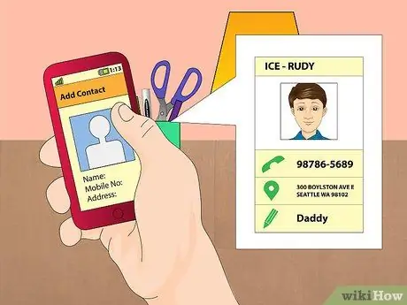 Føj ICE til din mobiltelefon Trin 3