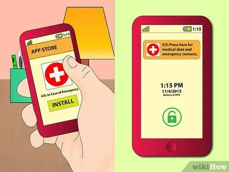 Lägg till ICE till din mobiltelefon Steg 4
