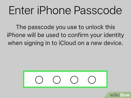 Créer un compte iCloud Étape 12