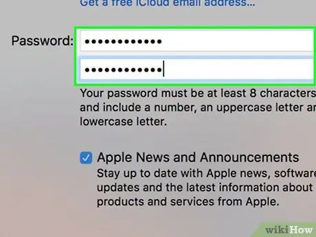 Etapa 22 para criar uma conta iCloud