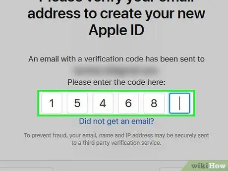 Създайте акаунт в iCloud Стъпка 49